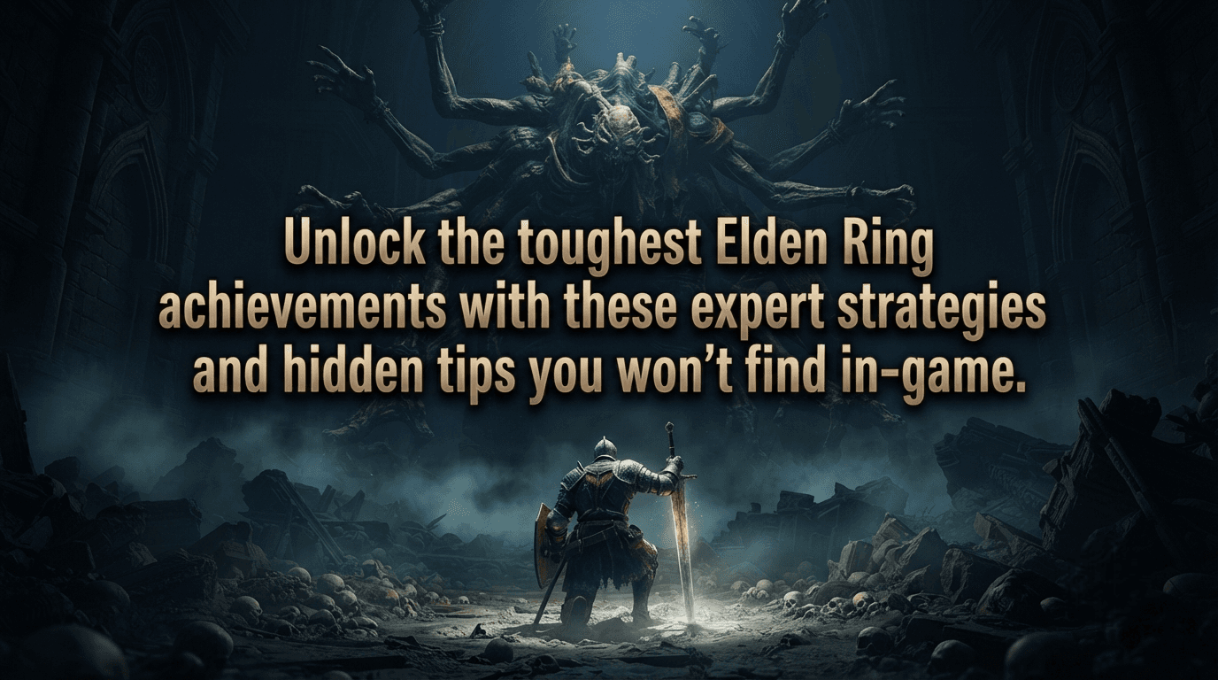 Unlock the toughest Elden Ring achievements with these expert strategies and hidden tips you won't find in-game.