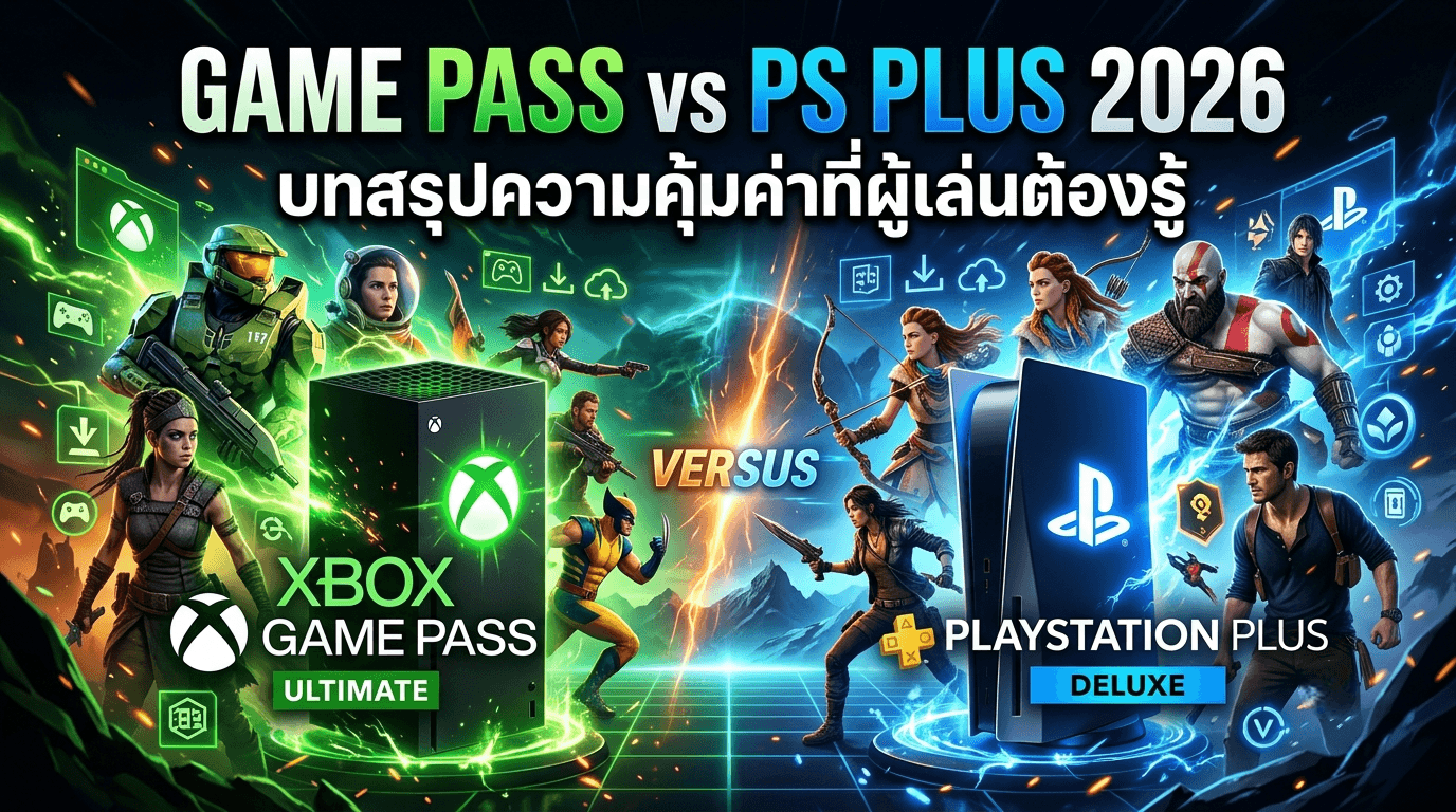 Game Pass vs PS Plus 2026 บทสรุปความคุ้มค่าที่ผู้เล่นต้องรู้