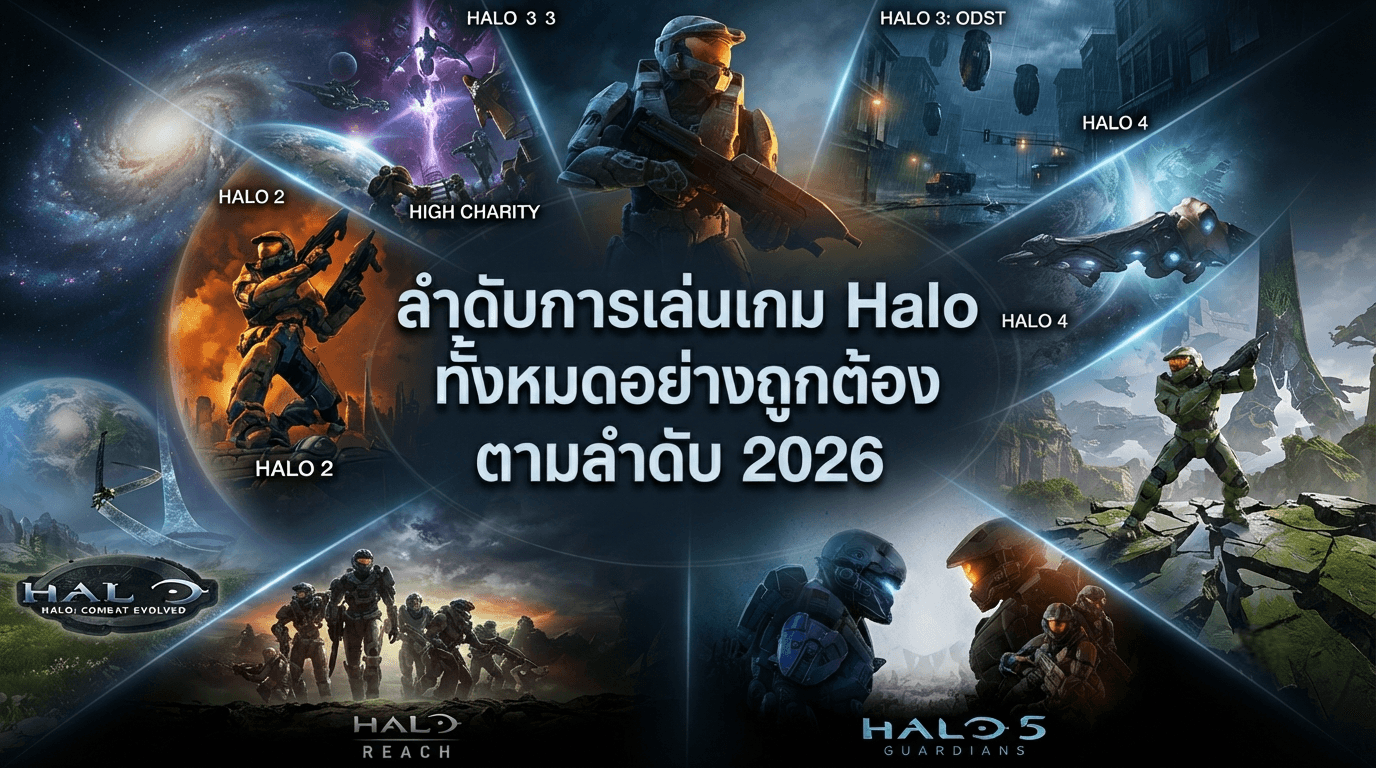 ลำดับการเล่นเกม Halo ทั้งหมดอย่างถูกต้องตามลำดับ 2026