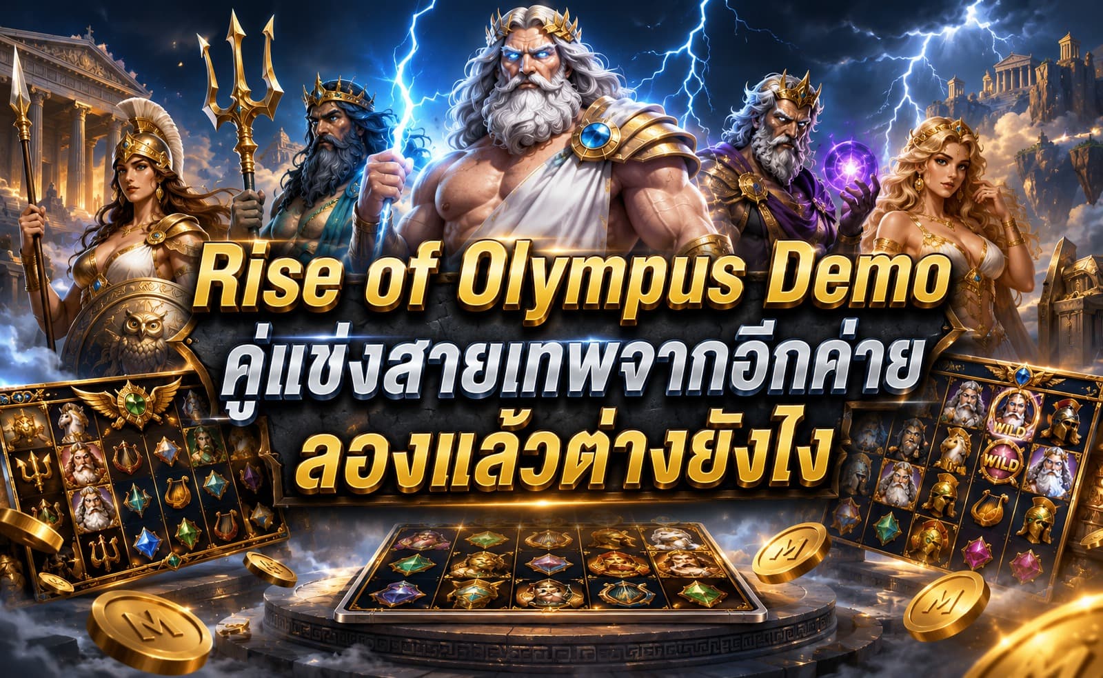 Rise of Olympus Demo คู่แข่งสายเทพจากอีกค่าย ลองแล้วต่างยังไง